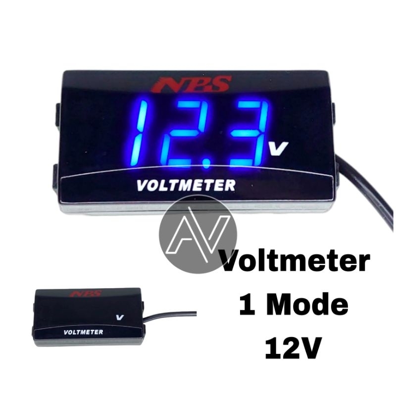 Jual Voltmeter Aki Motor 12V Waterproof Volt Meter Aki Motor | Shopee