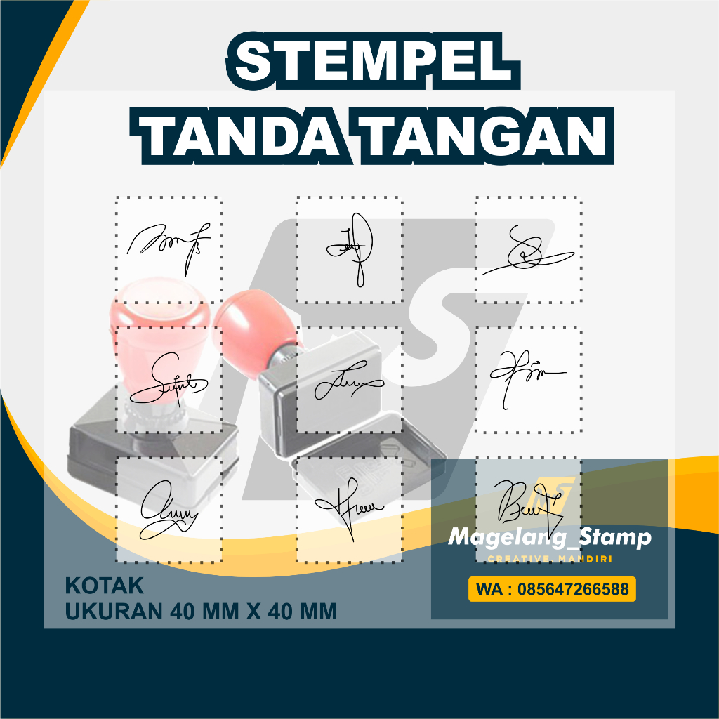 Jual Stempel Tanda Tangan Custom Murah Shopee Indonesia