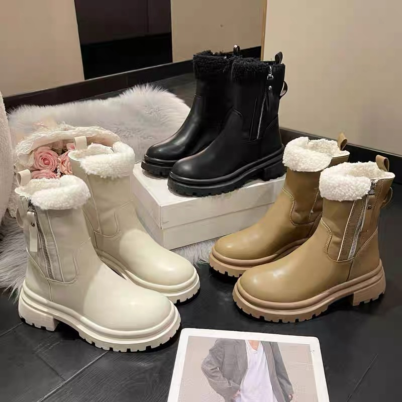 Jual Boots winter wanita snow Tasya sepatu salju hangat import - Main Image