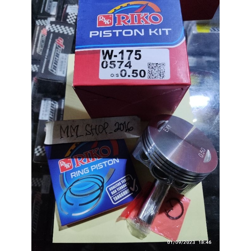 Jual PISTON KIT KAWASAKI W175 W 175 RIKO | Shopee Indonesia
