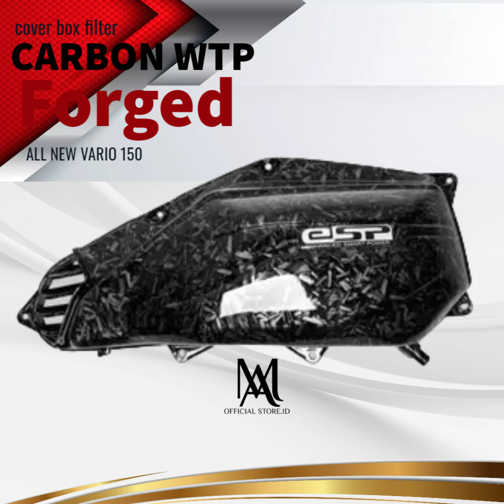 Jual Cover Box Filter Carbon Forged All New Vario