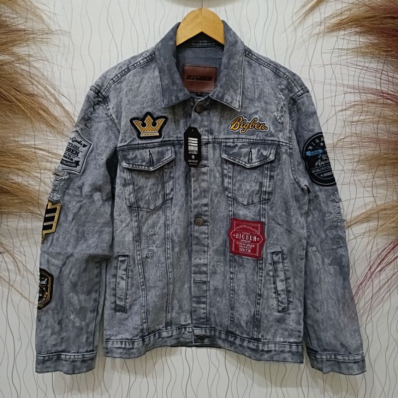 Jual Jacket Jeans Pria/Jacket Denim Pria/Jacket Vintage/Jacket Bordir ...