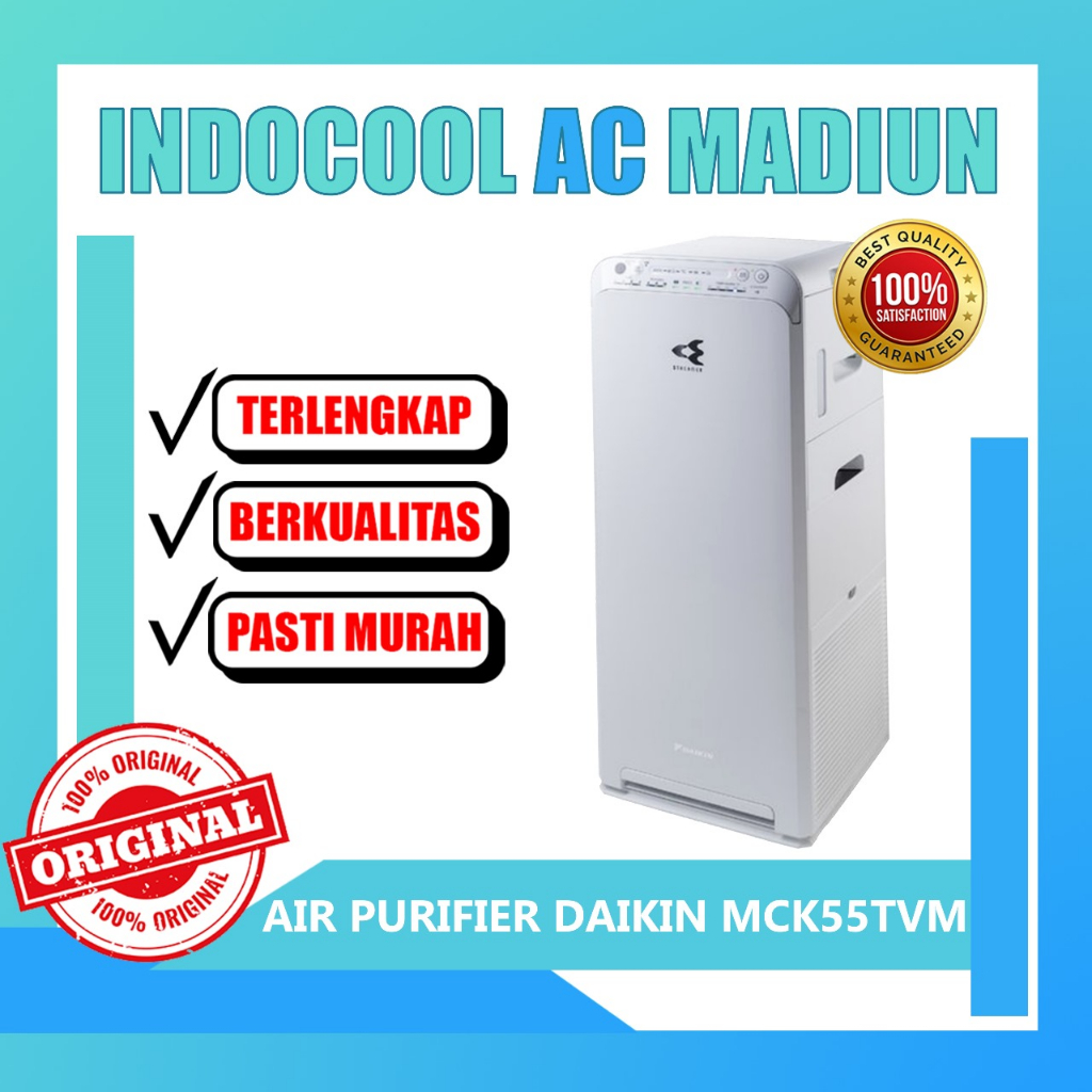 Jual DAIKIN AIR PURIFIER & HUMIDIFIER ( HEPA FILTER ) MCK55TVM ( BONUS ...