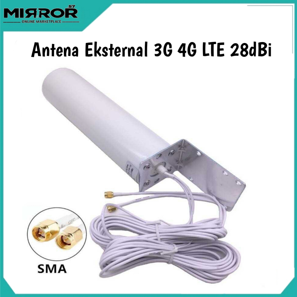 Jual Antena Eksternal 3G 4G LTE 12dBi Untuk Router, Modem Orbit Star 3