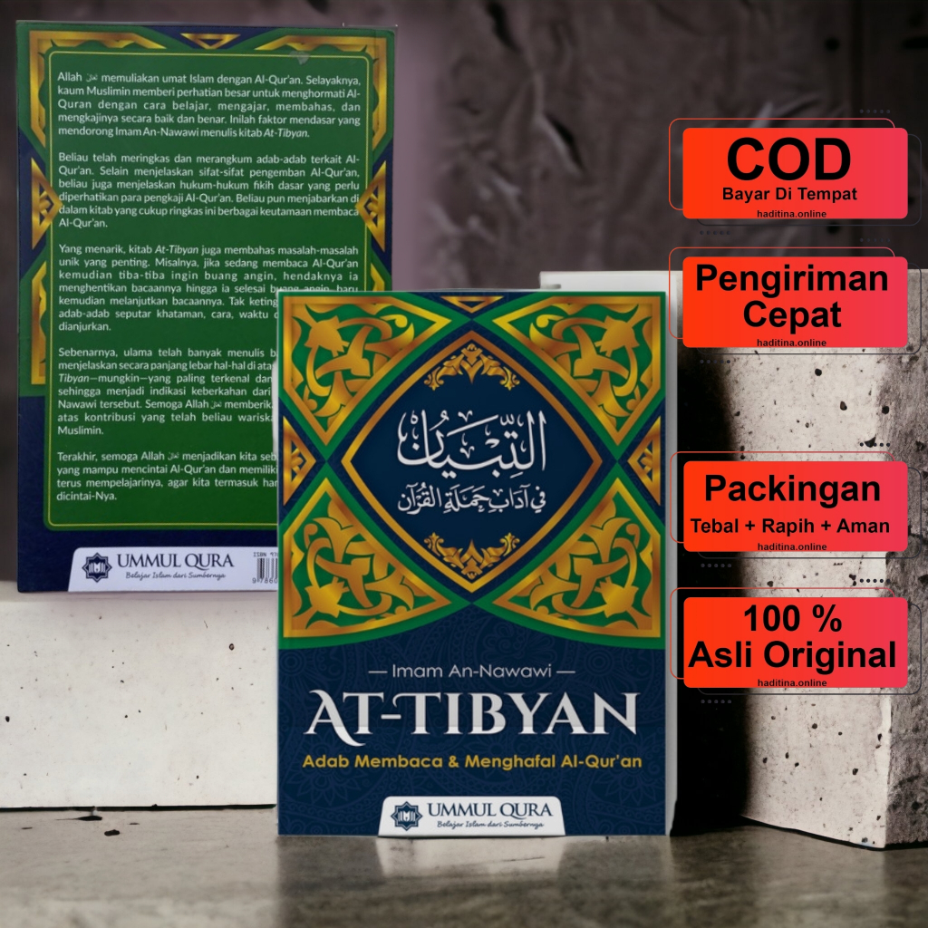 Jual Buku At Tibyan Ummul Qura Kitab At Tibyan Adab Membaca Dan