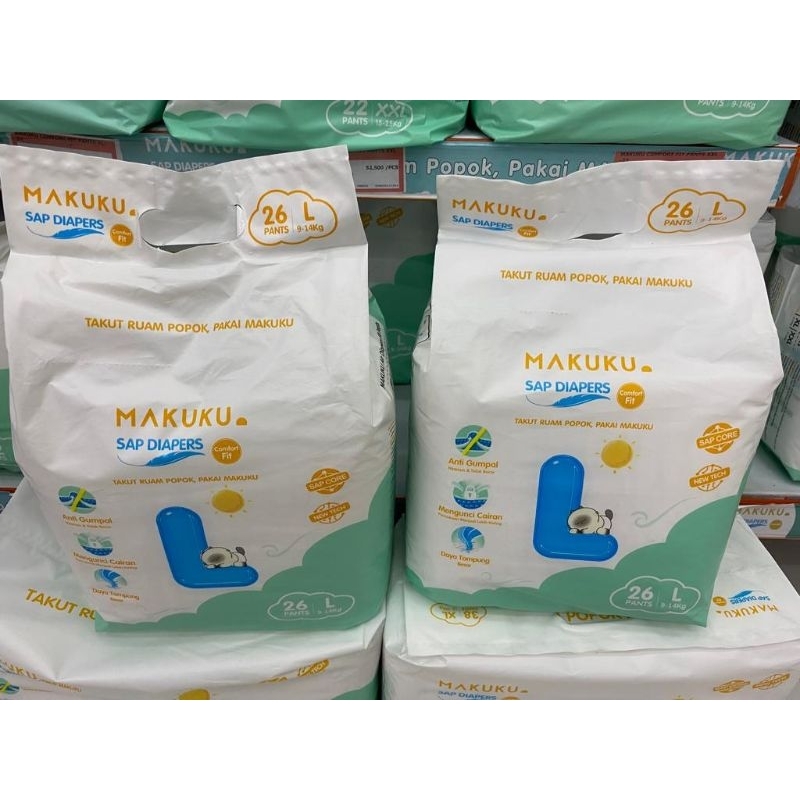 Jual Makuku Sap Diapers Comfort Fit L26 Pcs | Shopee Indonesia