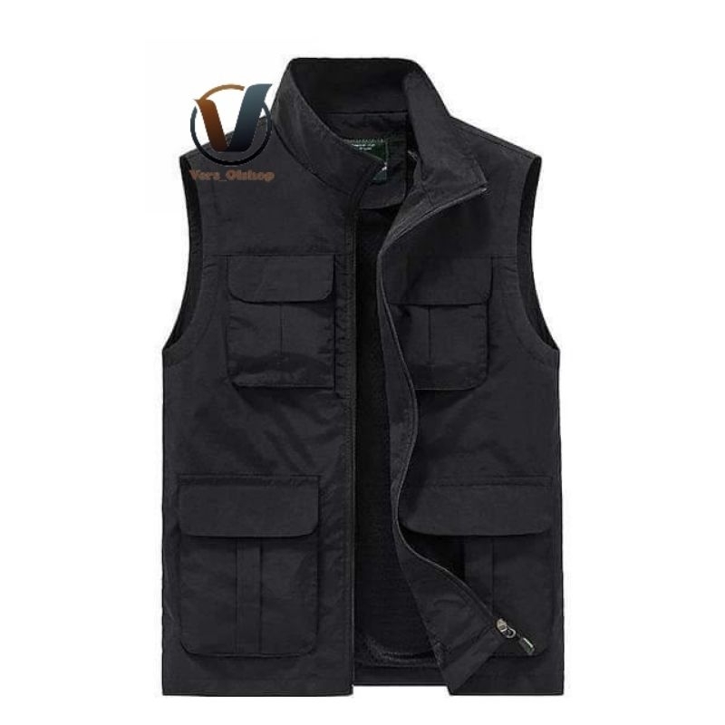 Jual Vest Rompi motor/Rompi Vest kantor multifungsi | Shopee Indonesia