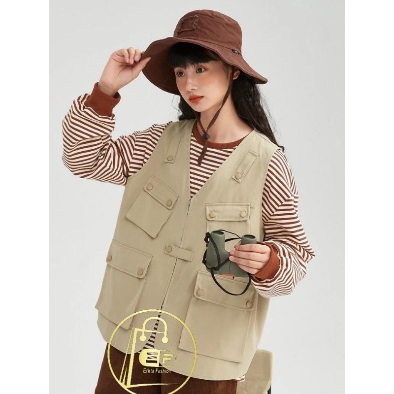 Jual Rompi Vest Korean Styles | Shopee Indonesia