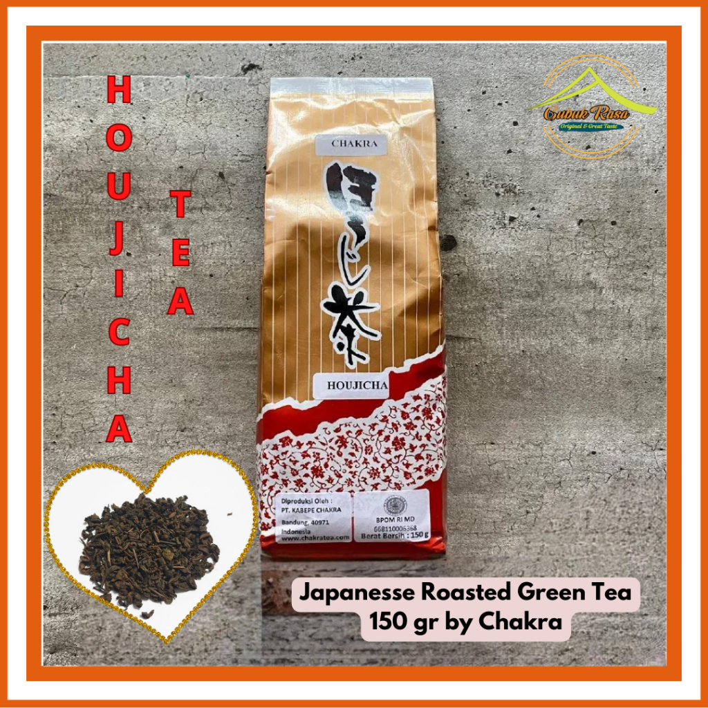 Jual JAW HOUJICHA Teh Hijau/Japanese Roasted Green Tea/Teh Hijau ...