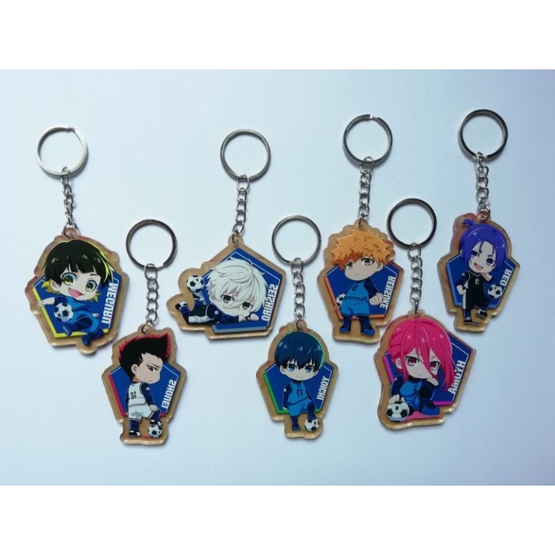 Jual [KEY-A-17] Keychain Acrilic Anime Blue Lock Gantungan Kunci ...