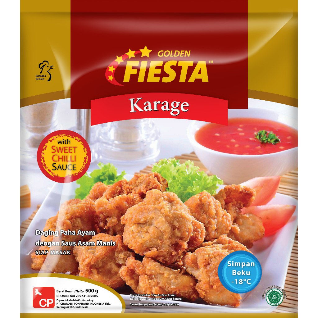 Jual Fiesta Golden Karage With Sweet Chilli Sauce 500gram | Shopee ...