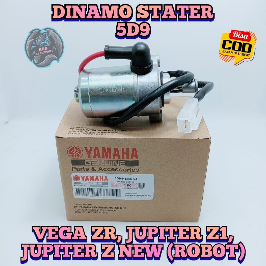 Jual DINAMO STATER ASLI ORIGINAL YAMAHA D VEGA ZR JUPITER Z NEW ROBOT JUPITER Z Starter