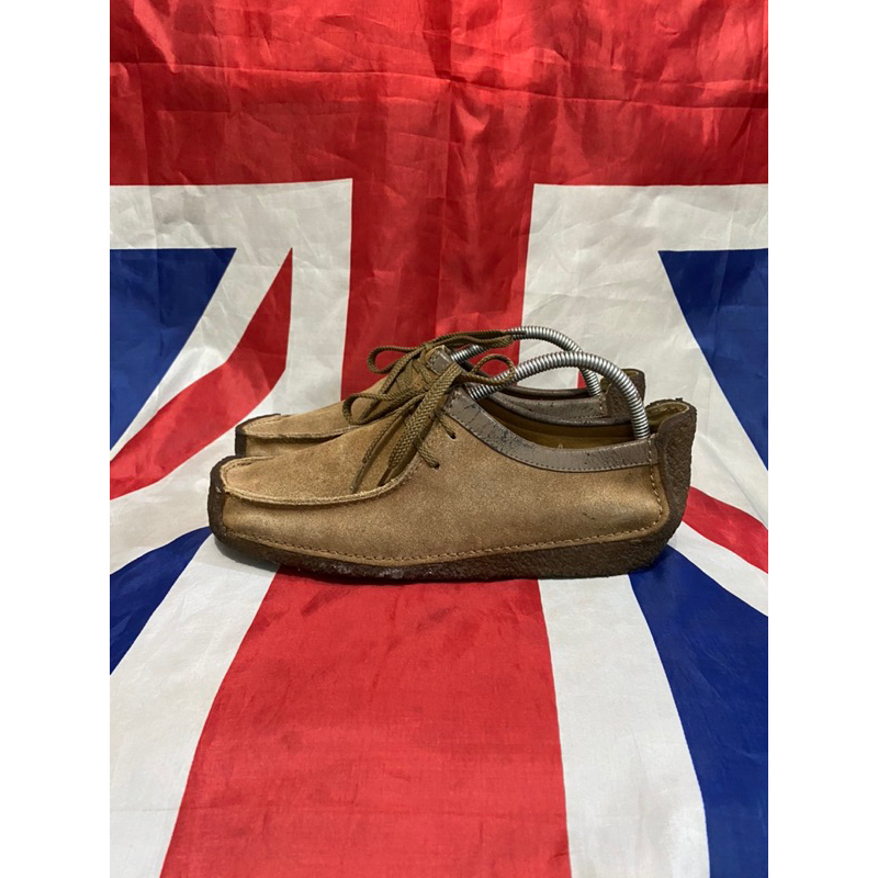 Jual Clarks Natalie Oakwood Suede Shopee Indonesia