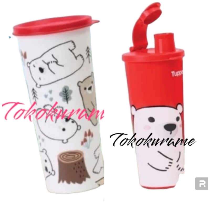 Jual Bear giant tumbler 470ml tupperware | Shopee Indonesia