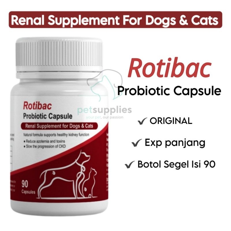 Jual Rotibac Probiotic Capsule Kemasan Segel Isi 90 Sama Dengan Renacor ...