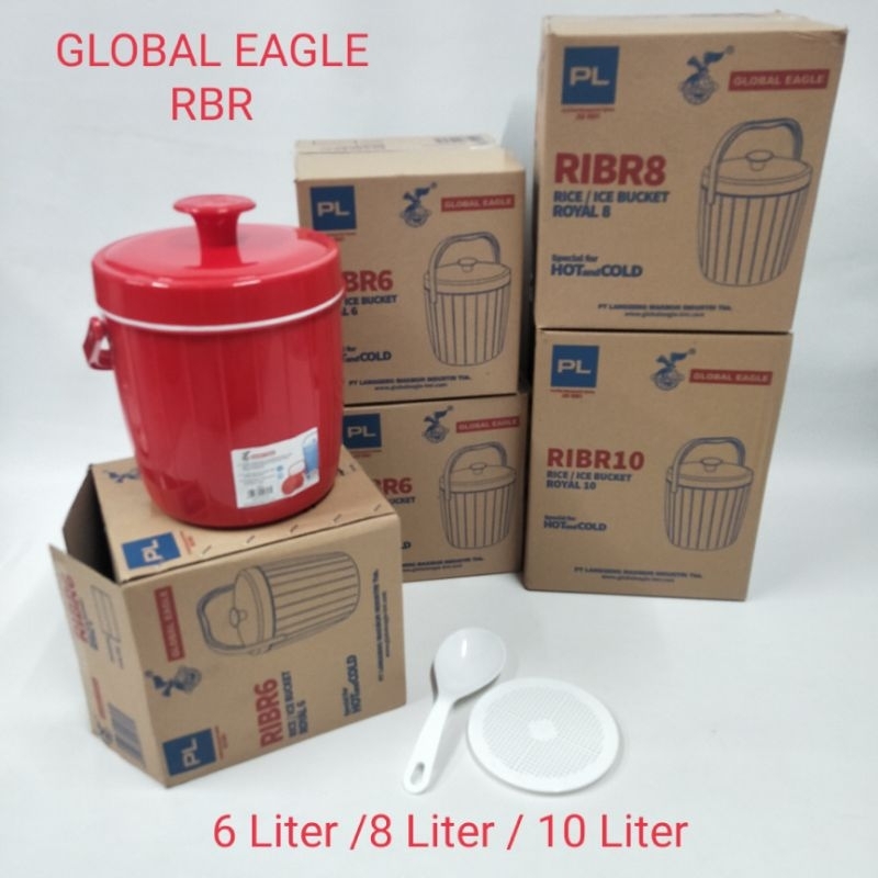 Jual Rice / Ice Bucket Royal 6 Liter / 8 Liter / 10 Liter Global Eagle ...