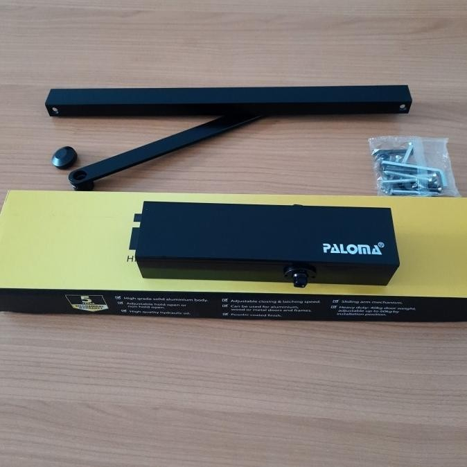 Jual PALOMA DCP 412 DOOR CLOSER 925-SLIDING ARM PENUTUP PINTU OTOMATIS ...