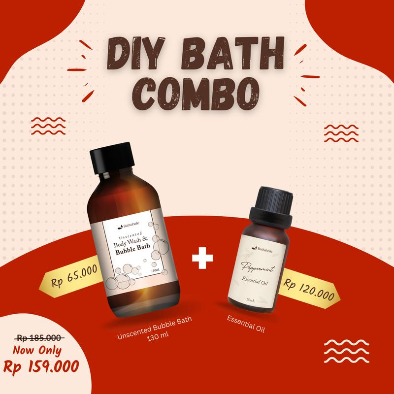 Jual Only 159 Ribu DIY Bubble Bath Combo Bathaholic (Kulit Sensitif