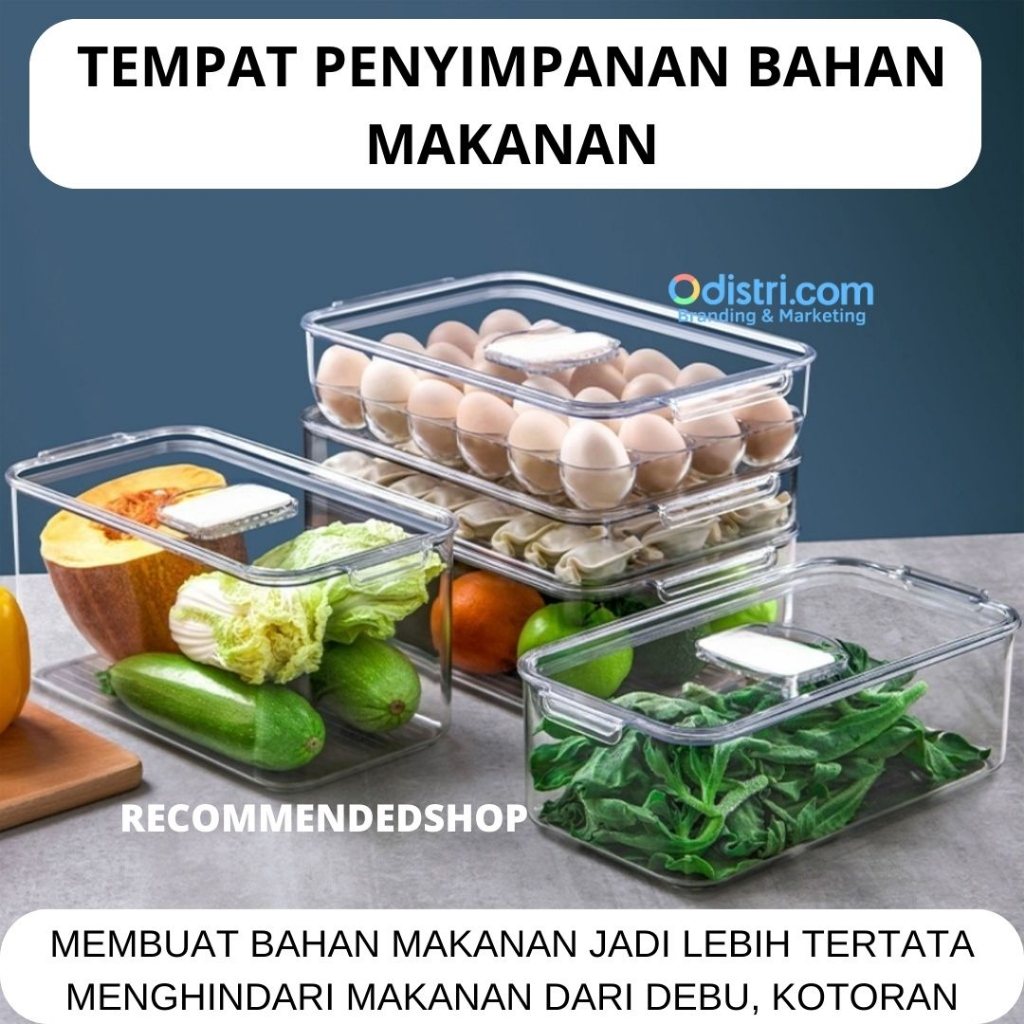 Jual Kotak Container Makanan Kulkas Food Storage Box Kotak Refrigerator