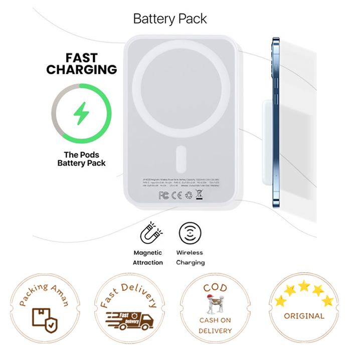 Jual Battery Pack Magsafe Wireless 5000mAh Shopee Indonesia