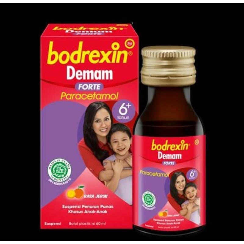 Jual BODREXIN DEMAM FORTE RASA JERUK 60ML | Shopee Indonesia