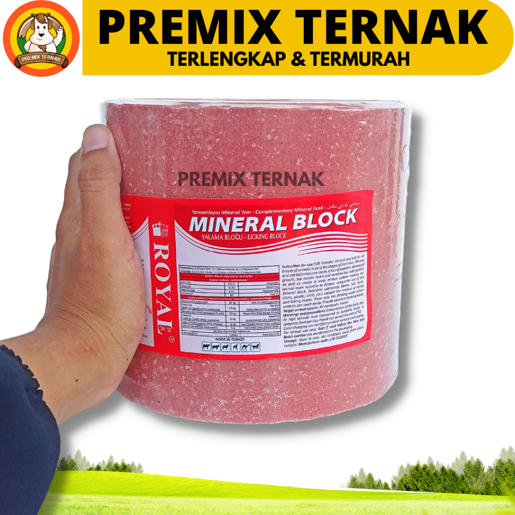 Jual MINERAL BLOK ROYAL 5KG - MINERAL BLOK KAMBING - ROYAL MINERAL ...