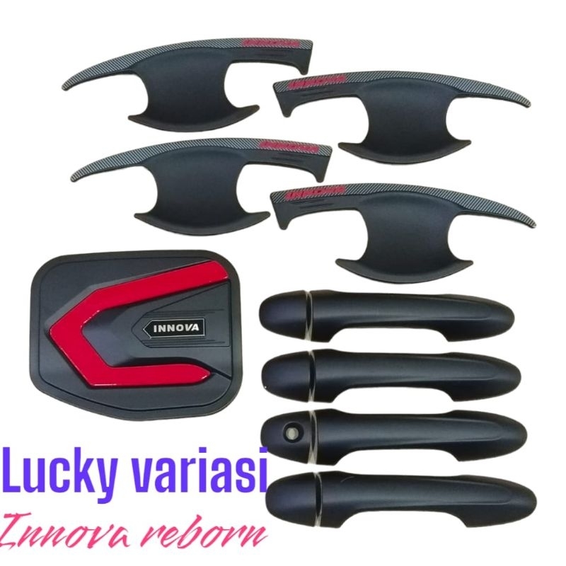 Jual Paket Cover Door Handle, Outer Handle dan tank cover Innova Reborn ...