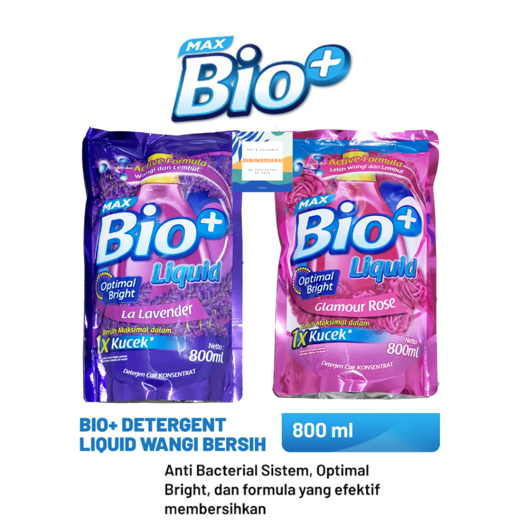 Jual Bio+ Detergent Liquid Wangi Bersih 800ml Bio+ Detergen Cair Bio 800 ml Shopee Indonesia