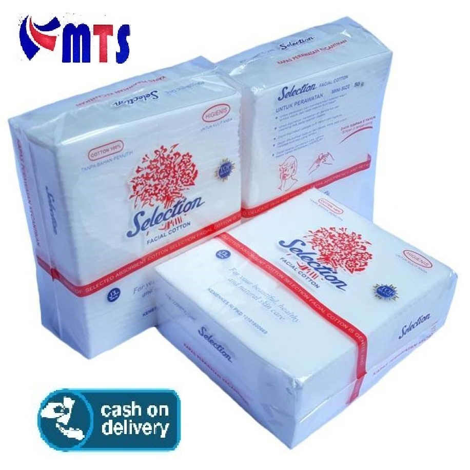 Jual COD - BELI 5 GRATIS 5 Selection Kapas 50 gr Facial Cotton 50gr ...