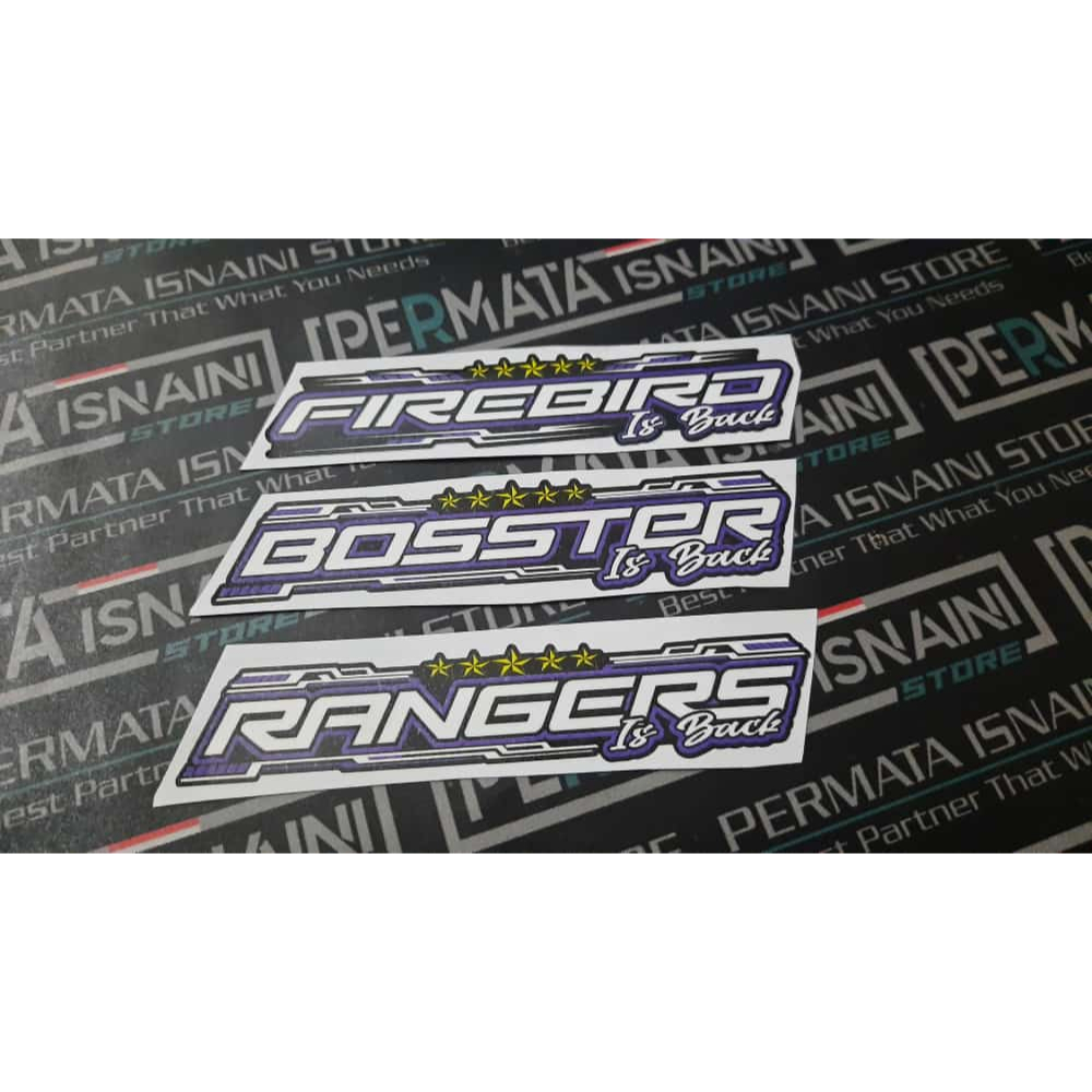 Jual Sticker Vinyl Julukan FIREBIRD BOSSTER RANGERS PHD TRANS Bismania ...