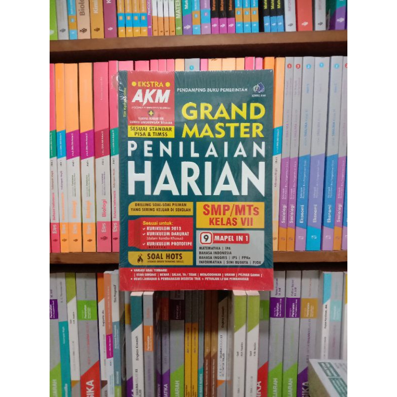 Jual BUKU GRAND MASTER PENILAIAN HARIAN SMP/MTs Kelas Vll | Shopee ...