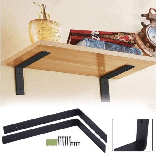 Jual BESI SIKU L / BRACKET PENYANGGA PAPAN / Besi Siku Rak Dinding ...