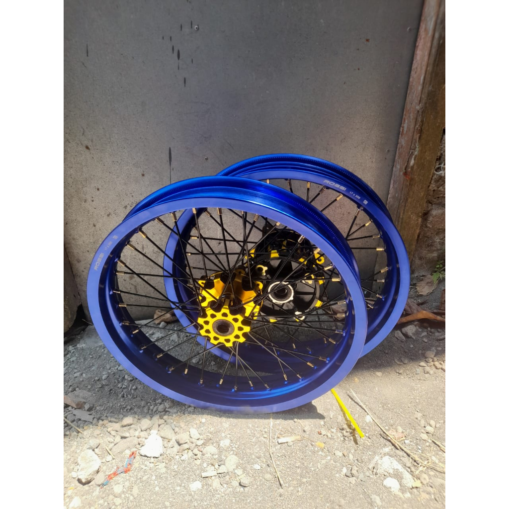 Jual velg rakitan Supermoto CRF 150 L Ring 17 roda set sumo CRF150L ...