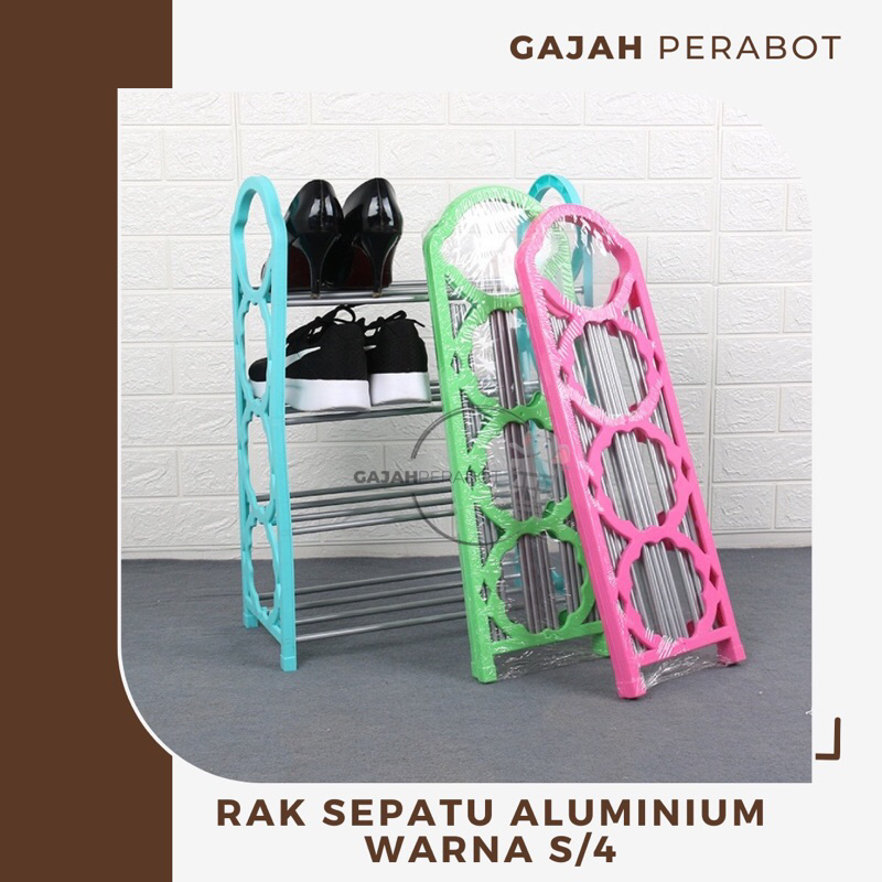 Jual Rak Sepatu Sandal Ch Warna Rak Sepatu Portable Susun Rak Susun Stainless