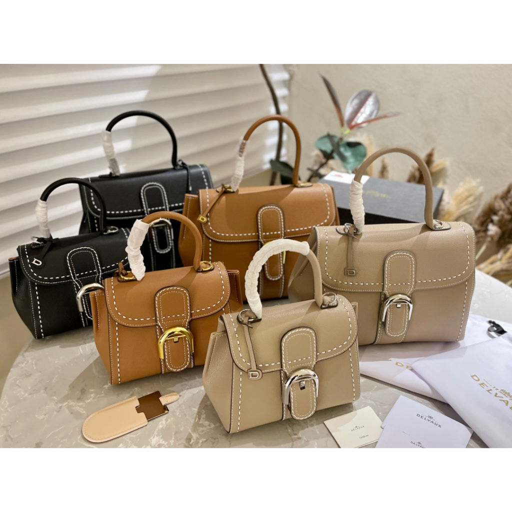 Delvaux Brillant Original GM Caramel