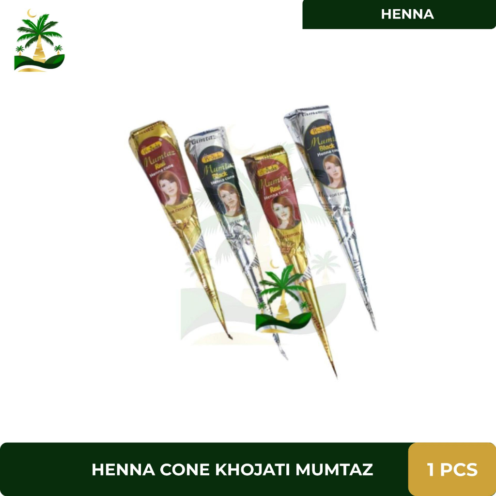 Jual Khojati MUMTAZ Henna Cone Henna India Nail Art 1 PCS | Shopee