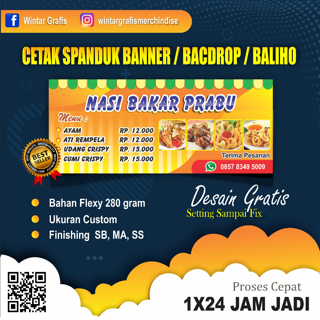 Jual [Wintar Grafis] CETAK SEPANDUK BANNER | CETAK BACDROP | CETAK ...