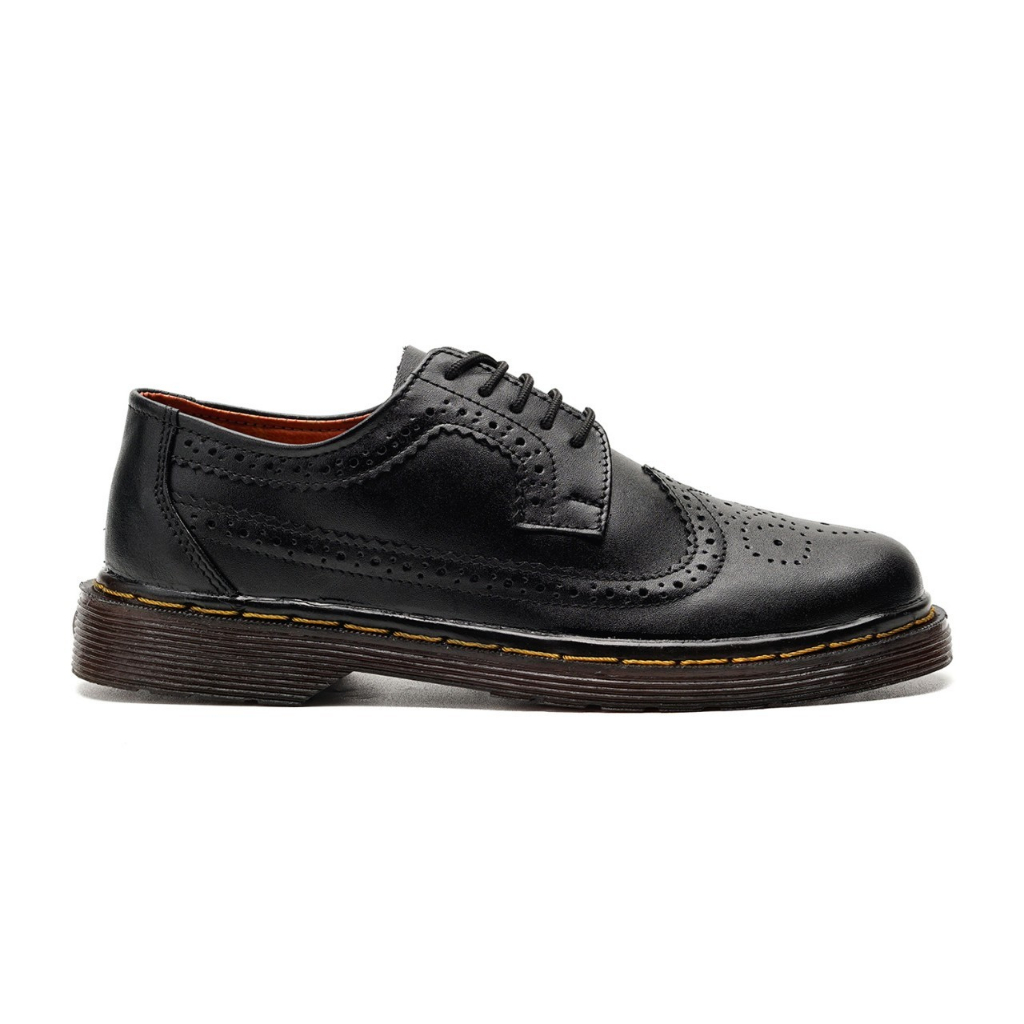 Jual Sepatu WANFAR Smooth Original Kulit Asli Docmart Casual Formal ...