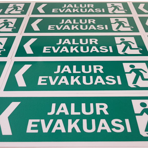 Jual Rambu Jalur Evakuasi - Exit 30cm x 15cm Acrylic | Shopee Indonesia