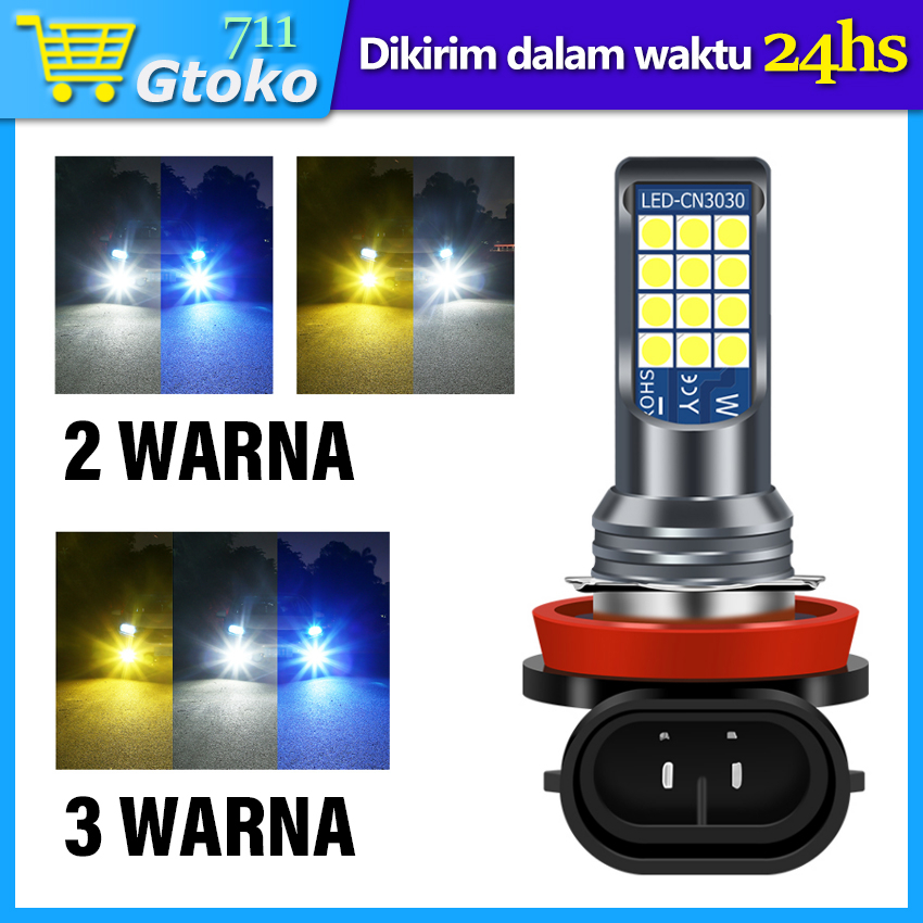 Jual 1Pc Bohlam Lampu LED H11 H8 H16 Fog Lamp Foglamp Lampu Kabut Mobil
