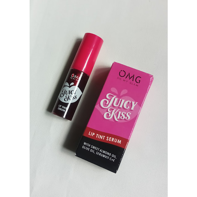Jual FREE OMG Oh My Glam Juicy Kiss Lip Tint Serum 01 Juicy Strawberry