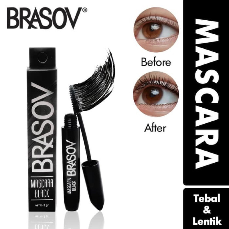 Jual Maskara Black WaterProof Brasov | Shopee Indonesia