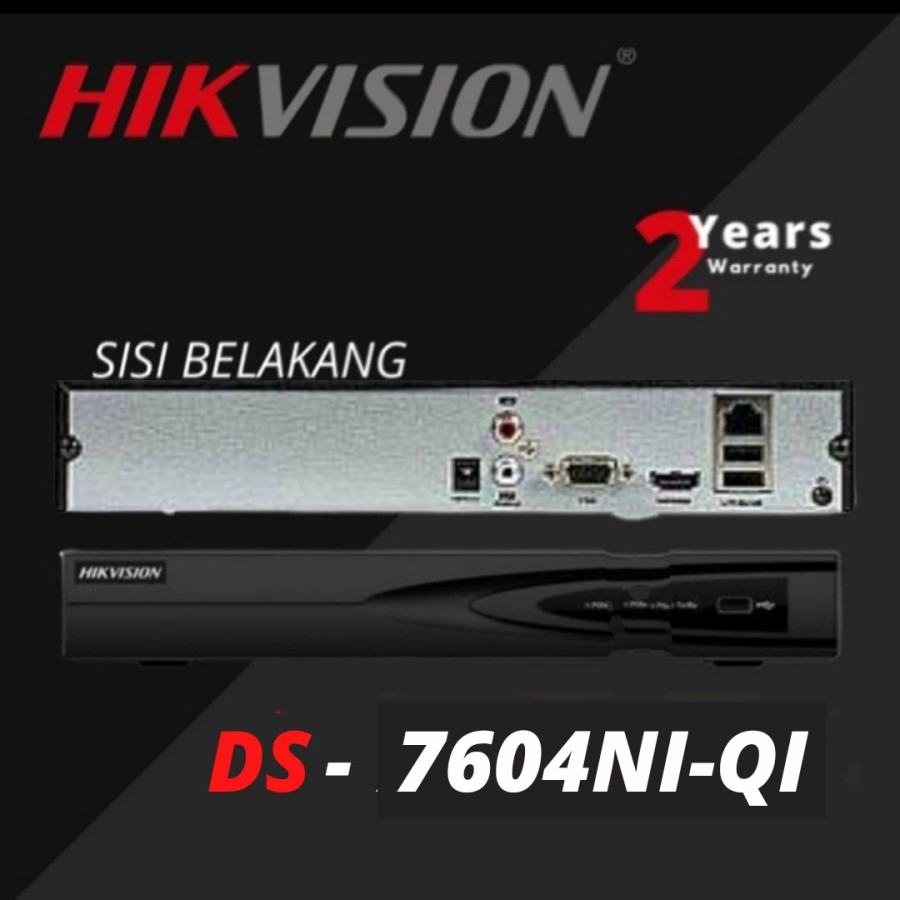 Jual NVR HIKVISION 4CHANNEL DS-7604NI-QI NON POE | Shopee Indonesia