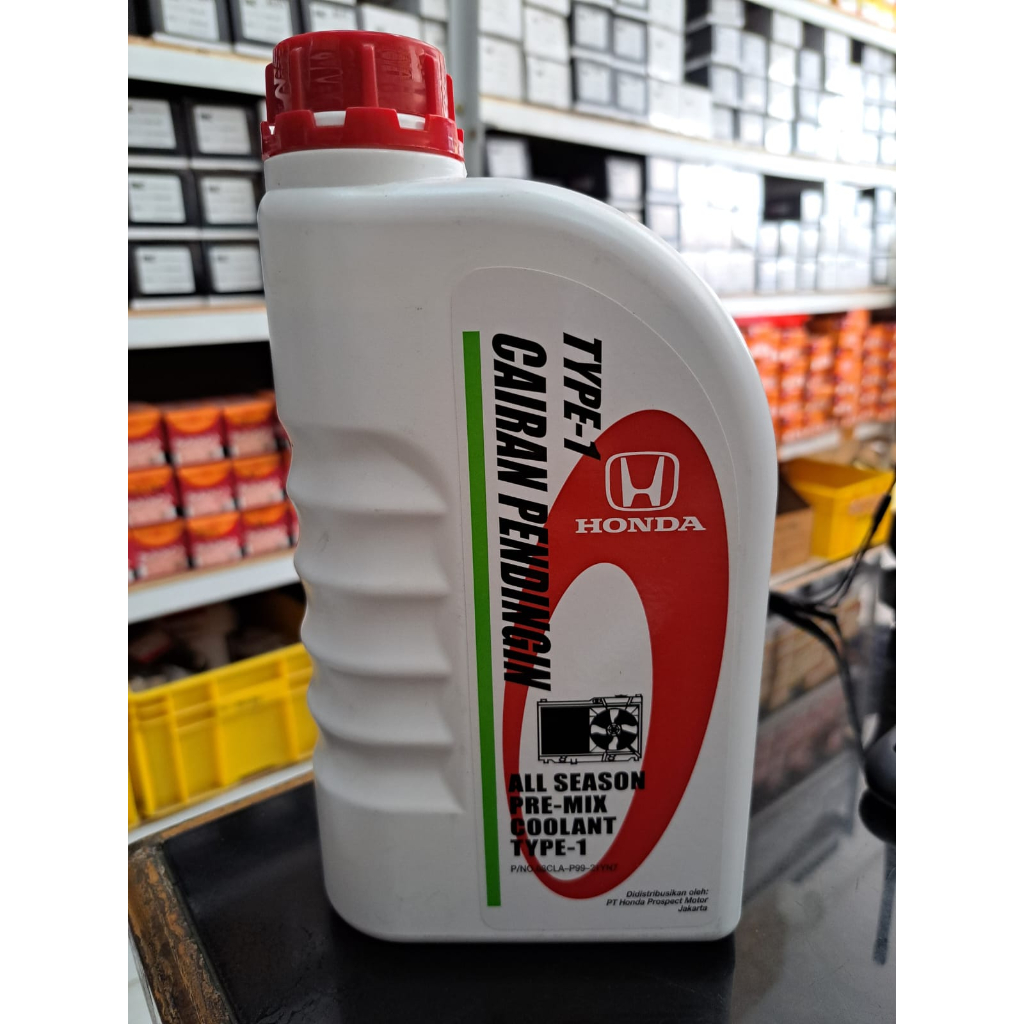 Jual air radiator radiator coolant mobil honda original warna hijau