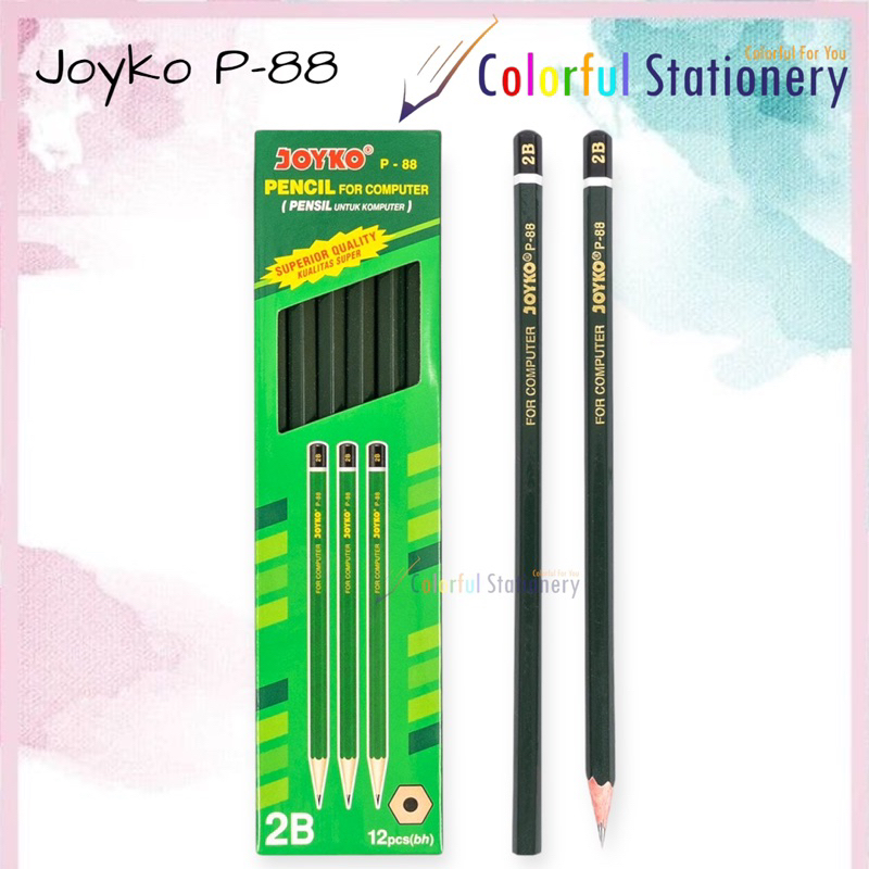 Jual Pensil 2b Joyko Hijau P 88 12 Pcs Shopee Indonesia