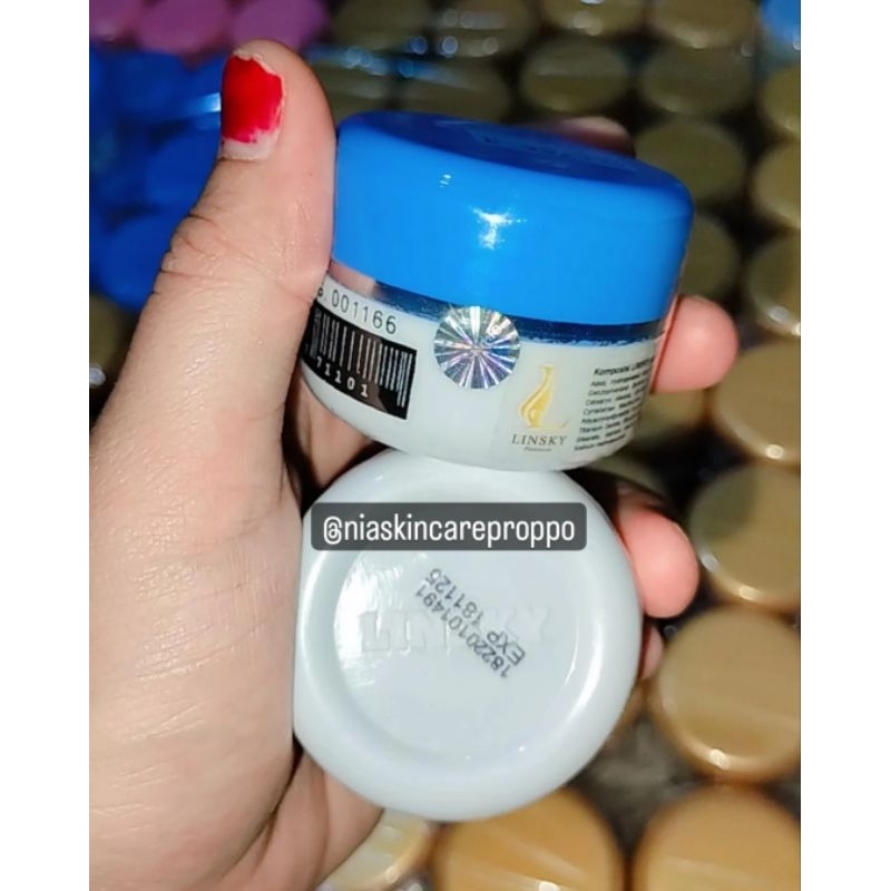 Jual Cream Linsky BPOM Original (Tutup Biru) | Shopee Indonesia