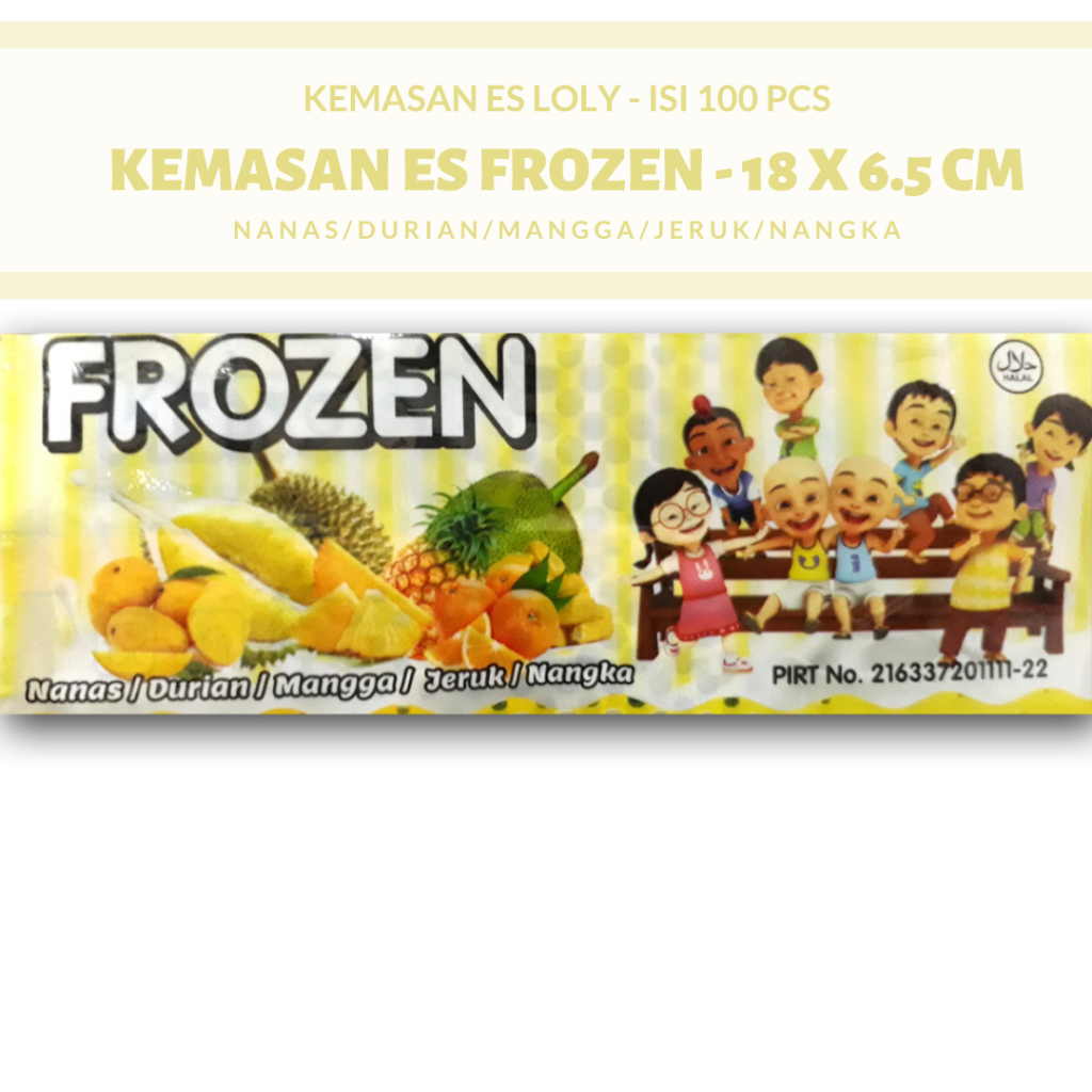 Jual FROZEN es - kemasan es keim/kemasan ice cream - kemasan unik es ...