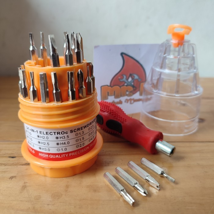 Jual Obeng Set Multi 31 In 1 Screwdriver Untuk Hp, Laptop, PC ...