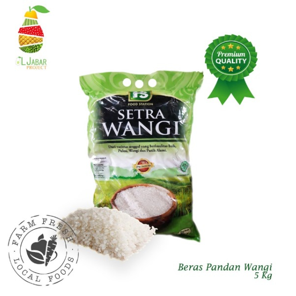 Jual Beras Setra Wangi Premium / Beras Aroma Pandan Wangi Pulen Putih ...