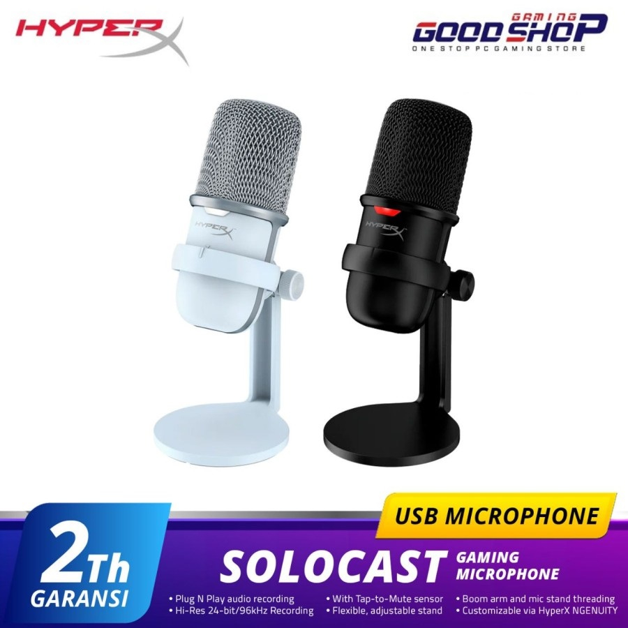 Micrófono PC Gamer HyperX Solocast USB